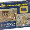 Jan Van Haasteren Een Dagje Naar Het Museum - 2 X 1000 Stukjes
