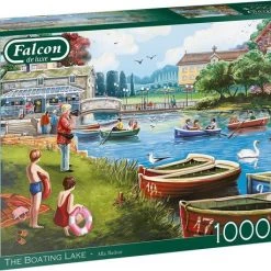 Jumbo Falcon Puzzel The Boating Lake - Legpuzzel - 1000 Stukjes