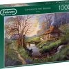 Falcon Puzzel Cottage In The Woods - Legpuzzel - 1000 Stukjes
