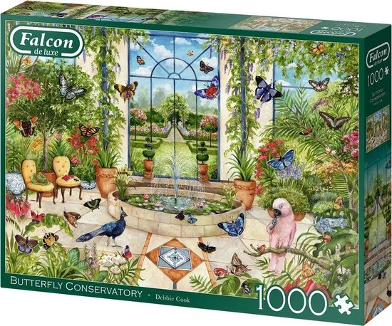 Jumbo Falcon Puzzel Butterfly Conservatory - Legpuzzel - 1000 Stukjes - Afbeelding 4