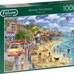 Falcon Puzzel Seaside Promenade - Legpuzzel - 1000 Stukjes