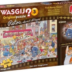 Wasgij Retro Original 3 Werk Aan De Weg! Puzzel - 1000 Stukjes