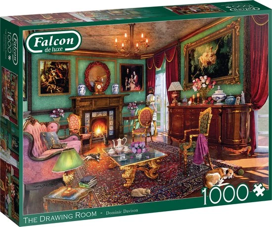 Falcon Puzzel The Drawing Room - Legpuzzel - 1000 Stukjes