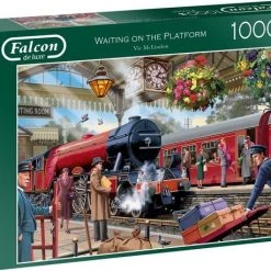 Falcon Puzzel Waiting On The Platform - Legpuzzel - 1000 Stukjes