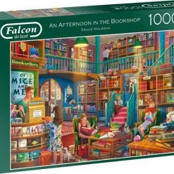 Falcon Puzzel An Afternoon In The Bookshop - Legpuzzel - 1000 Stukjes