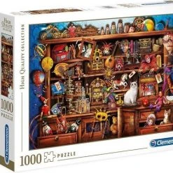 Puzzel 1000 Stukjes Volwassenen - Legpuzzel - Clementoni Puzzel - Kerst - Het Winter Winkeltje 2 - 69x50 Cm - Puzzel 1000 Stukjes