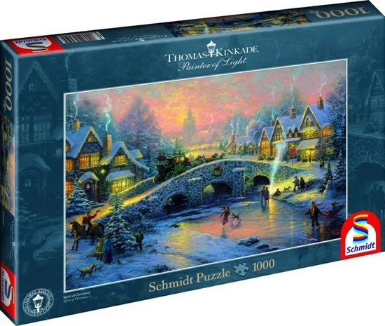 Schmidt Kinkade Dorp In De Sneeuw - Afbeelding 2