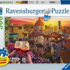 Ravensburger Puzzel Wijn Drinken Op Het Terras - Legpuzzel - 500 Stukjes