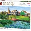King Puzzel 1000 Stukjes (68 X 49 Cm) - Zomers Dorpje In Nederland - Legpuzzel Holland
