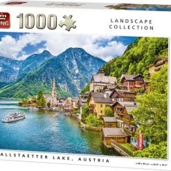 King Puzzel 1000 Stukjes (68 X 49 Cm) - Hallstaetter Lake - Legpuzzel - Landschap - Volwassenen