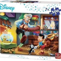 Disney Pinocchio -:Legpuzzel 500 Stukjes Van Het Merk King - 48 X 34 Cm