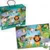 Braet Vloerpuzzel Dieren - 90x60 Cm - 48 Stuks
