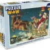 PuzzleWow Puzzel Kerstmis - Winter - Vintage - Legpuzzel - Puzzel 1000 Stukjes Volwassenen - Kerst - Cadeau - Kerstcadeau Voor Mannen, Vrouwen En Kinderen - Sinterklaas Cadeautjes - Sinterklaas Voor Grote Kinderen