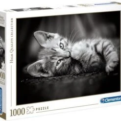 Clementoni Legpuzzel - High Quality Puzzel Collectie - Kitten - 1000 Stukjes, Puzzel Volwassenen