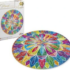 Grafix Mandala Ronde Puzzel 1000 Stukjes Voor Volwassenen | Legpuzzel | Diameter 68 CM | Mandala Legpuzzels | Familie Puzzel | Geschikt Voor Kinderen Vanaf 14 Jaar