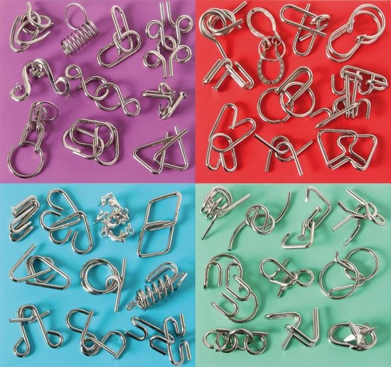 Eureka - Eureka! 10 Metalen Puzzels Paarse Editie - Afbeelding 3