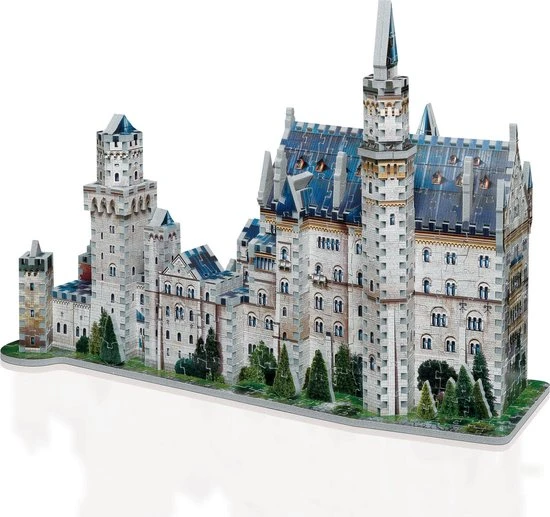 Wrebbit Neuschwanstein Kasteel - 3D Puzzel - 890 Stukjes - Afbeelding 3