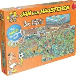 Puzzel Jan Van Haasteren 3 In 1 Voetbal