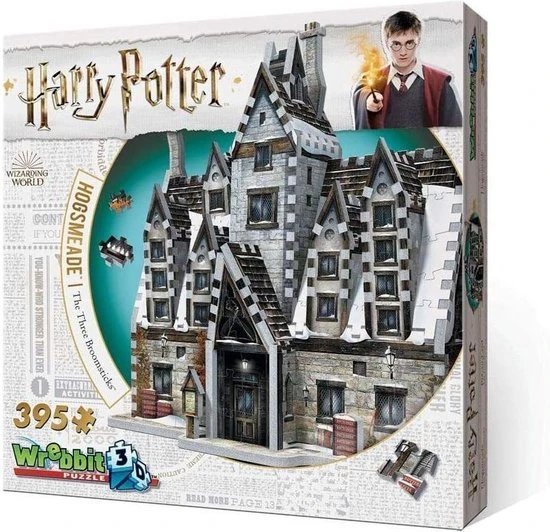 Wrebbit 3D Puzzle - Harry Potter - Hogsmeade The Three Broomsticks (395) - Afbeelding 5