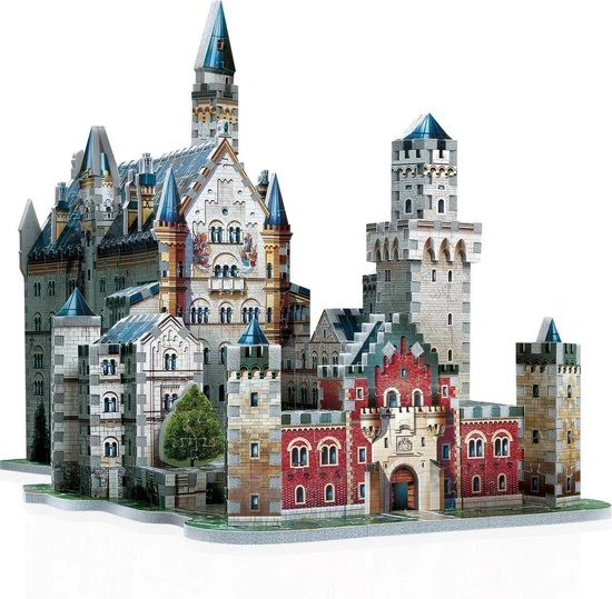 Wrebbit Neuschwanstein Kasteel - 3D Puzzel - 890 Stukjes - Afbeelding 2