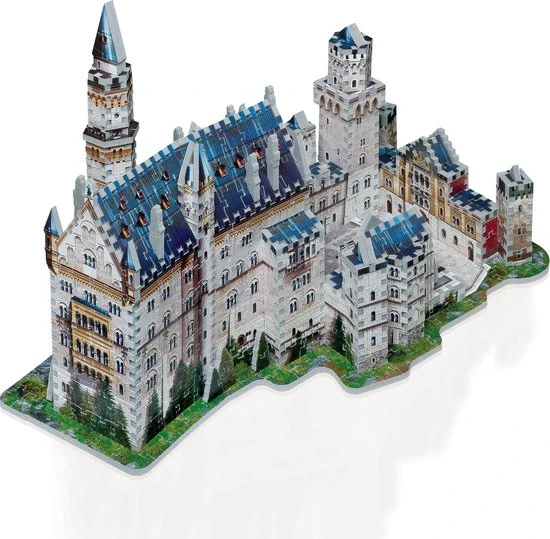 Wrebbit Neuschwanstein Kasteel - 3D Puzzel - 890 Stukjes - Afbeelding 8