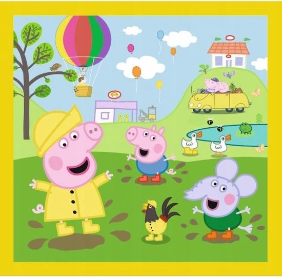 Trefl Peppa Pig 3-in-1 Puzzel - 20/36/50 Stukjes - Afbeelding 3