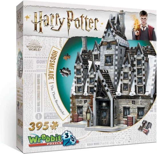 Wrebbit 3D Puzzle - Harry Potter - Hogsmeade The Three Broomsticks (395) - Afbeelding 6