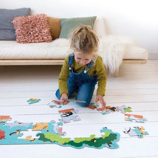 Scratch - Vloerpuzzel - Safari - 36 Stuks - 3+ - Afbeelding 12