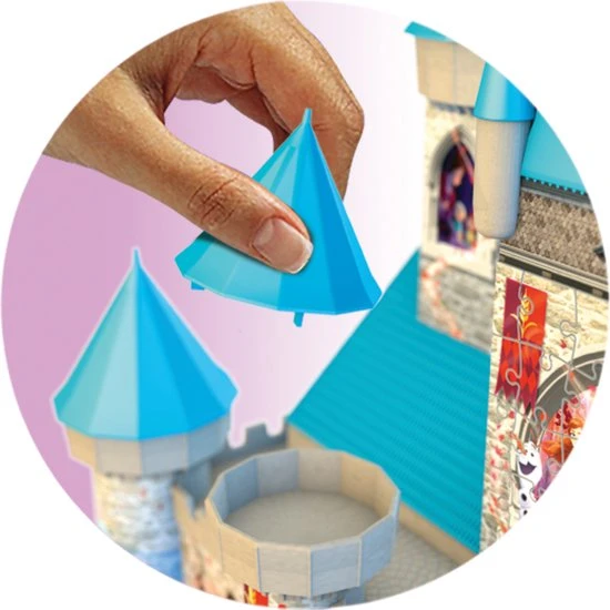 Ravensburger Disney Frozen 2 Kasteel - 3D Puzzel - 216 Stukjes - Afbeelding 3