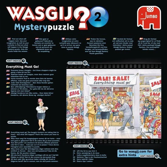 Wasgij Mystery 7 Uitverkoop Puzzel - 500 Stukjes - Afbeelding 2