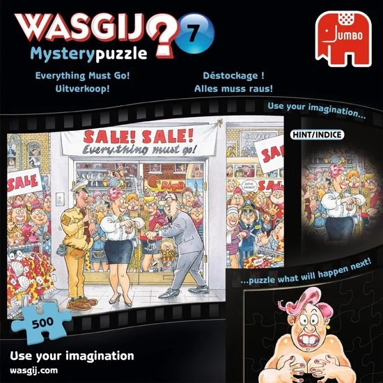 Wasgij Mystery 7 Uitverkoop Puzzel - 500 Stukjes - Afbeelding 4