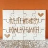 SUS Design Houten Puzzel A5 | Zwangerschapsaankondiging | Jullie Worden Oom En Tante!