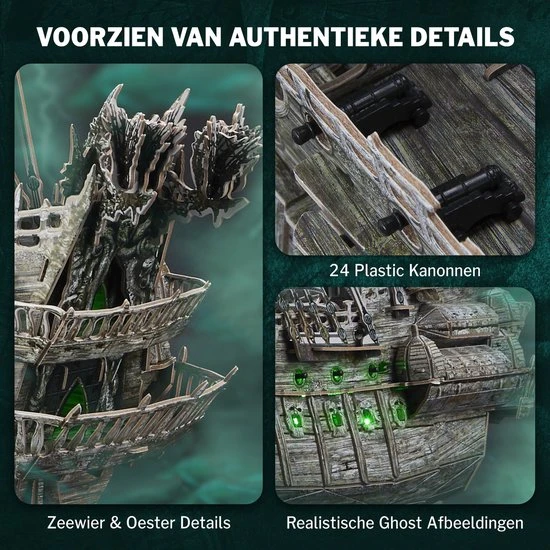 CubicFun De Vliegende Hollander - 3D Puzzel - Pirates Of The Caribbean Boot - Afbeelding 4