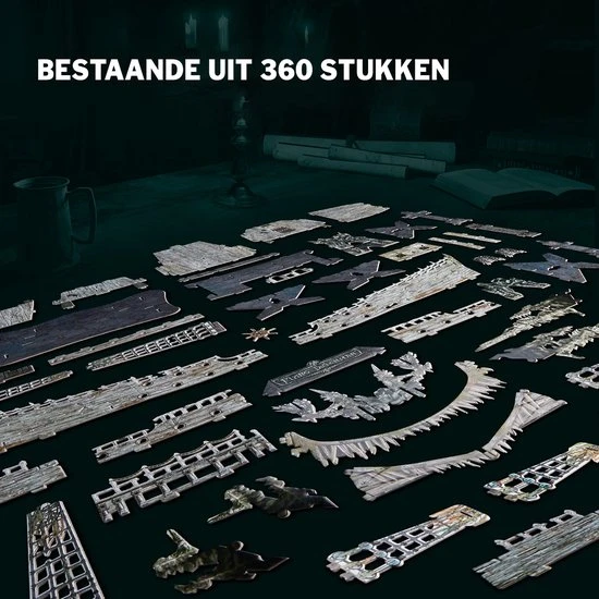 CubicFun De Vliegende Hollander - 3D Puzzel - Pirates Of The Caribbean Boot - Afbeelding 5