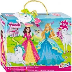 Grafix Vloerpuzzel Prinses 58x39 Cm 60 Stukjes