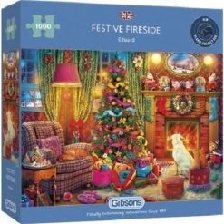 Gibsons Festive Fireside Puzzel (1000 Stukjes)