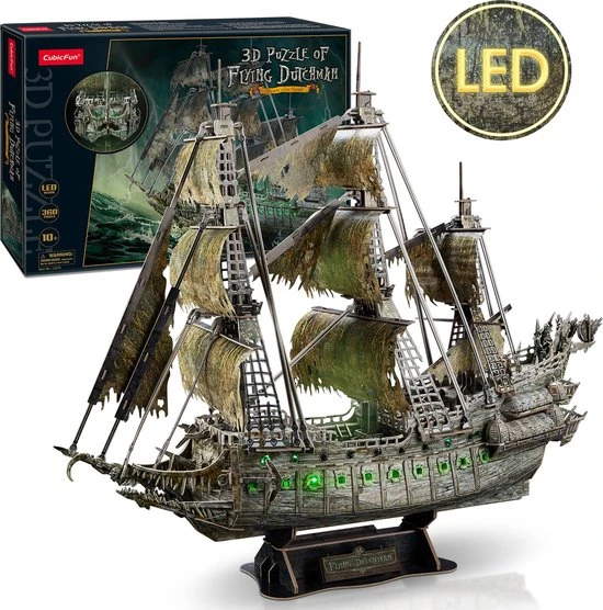 CubicFun De Vliegende Hollander - 3D Puzzel - Pirates Of The Caribbean Boot
