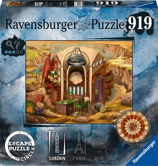 Ravensburger Escape The Circle Puzzel London - Legpuzzel - 920 Stukjes - Afbeelding 2