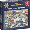 Jan Van Haasteren Busy Airport Puzzel 500 Stuks