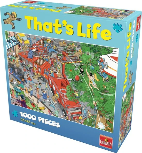 Goliath That's Life Puzzel - Brandweer - Puzzel 1000 Stukjes - Afbeelding 4