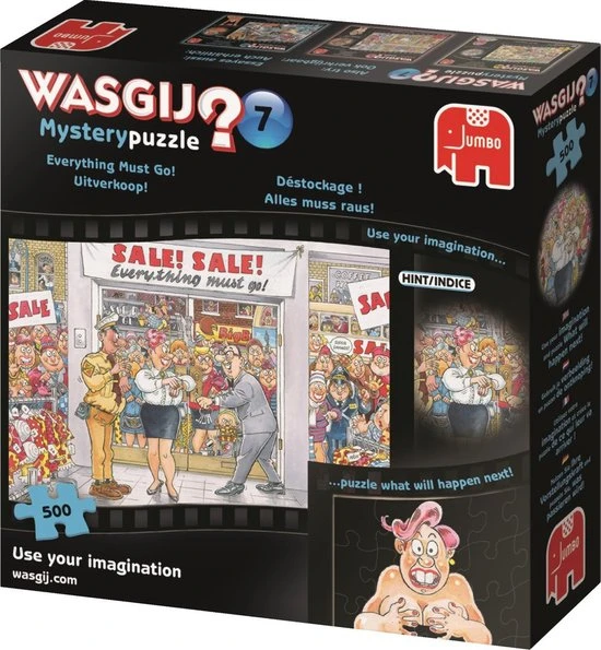 Wasgij Mystery 7 Uitverkoop Puzzel - 500 Stukjes - Afbeelding 3
