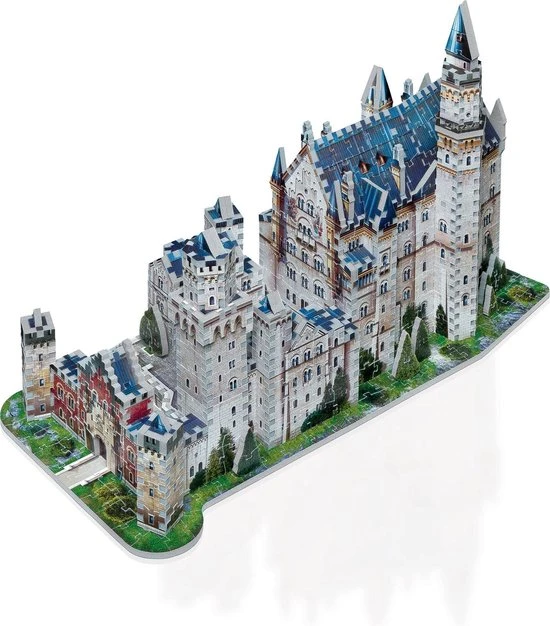 Wrebbit Neuschwanstein Kasteel - 3D Puzzel - 890 Stukjes - Afbeelding 11