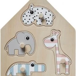 Done By Deer Leg Puzzel Deer Friends Colour Mix (4pcs)