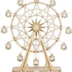 Robotime 3d-puzzel Reuzenrad 33,8 Cm Hout Naturel 232-delig