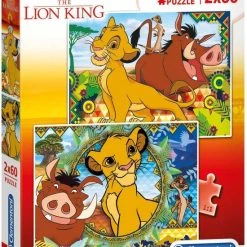 Clementoni Legpuzzel The Lion King 60 Stukjes 2 Stuks