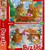 Rebo Productions Rebo Legpuzzel 2x24 Stukjes - Christmas Bears