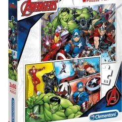 Clementoni Legpuzzel Marvel Avengers 2x60 Stukjes