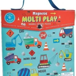 Floss & Rock Magnetische Speeldoos, Bouw - 4 In 1 - 23.5 X 22.5 X 2cm