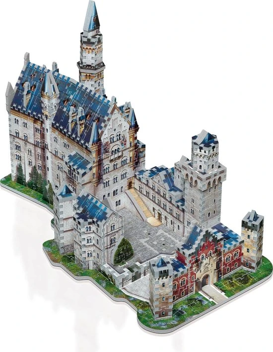 Wrebbit Neuschwanstein Kasteel - 3D Puzzel - 890 Stukjes - Afbeelding 10
