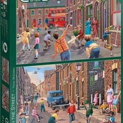 Falcon Puzzel Playing In The Street - Legpuzzel - 2x 500 Stukjes